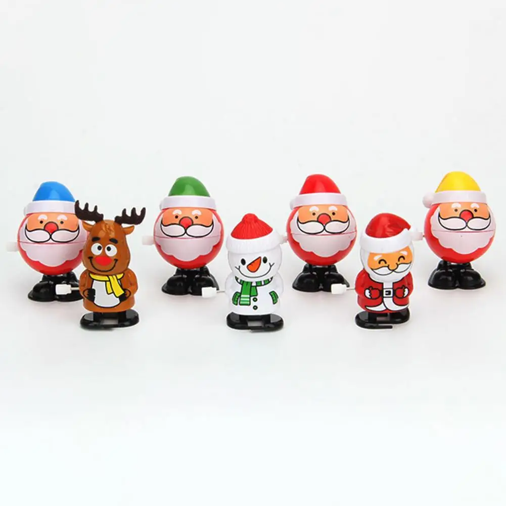 Wind-Up ของเล่นคริสต์มาสตกแต่งน่ารักถุงน่องคริสต์มาส Stuffers Wind Up ของเล่นสำหรับ Home