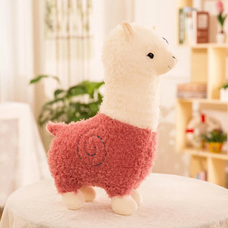 Cute Stuffed Toys Kawaii Alpaca Llama Plush Toys Doll Stuffed Animal Dolls Soft Plush Alpaca Dolls Sofa Pillow Kid Birthday Gift