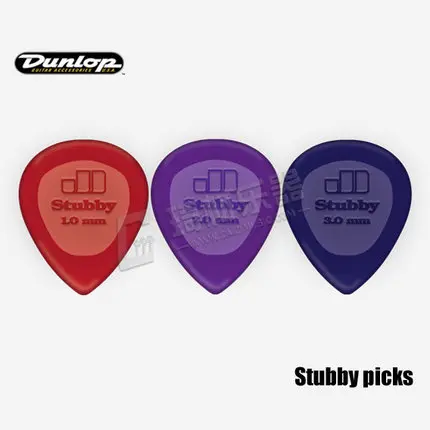 Dunlop Stubby Small Tear Guitar Pick Plectrum Mediator 1mm-3mm