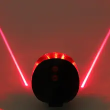 Waterproof LED Bicycle Taillights with Laser Safety Warning #3