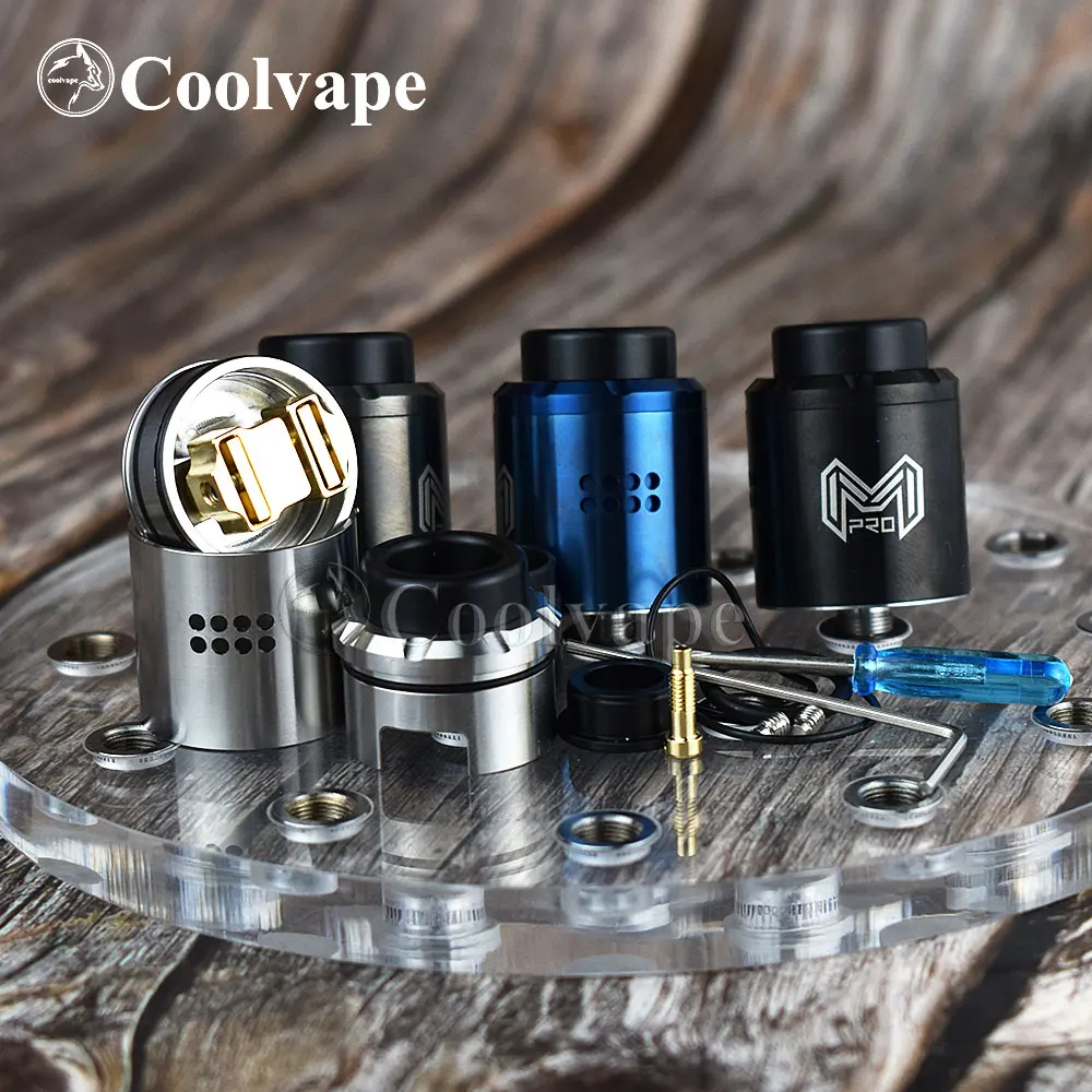 coolvape Mesh Pro RDA vape atomizer 25mm 316ss Rebuilding Dripping Tank with squonk BF PIN e-cigarettes rda vs Taifun BTD RDA