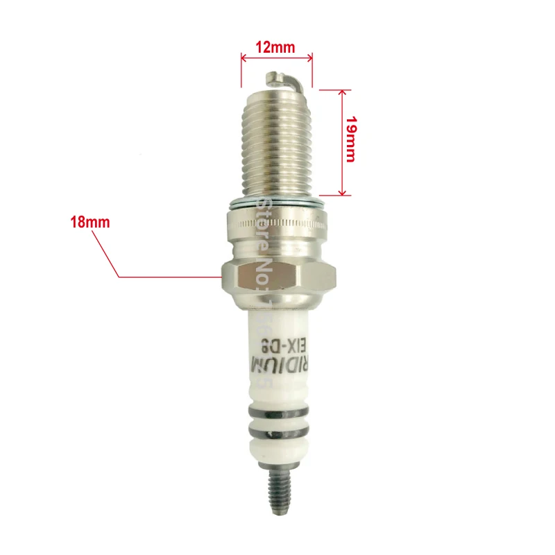 10pcs VORTEX IRIDIUM patent motorcycle spark plug EIX-D8 FOR D8EA DR8EIX DR8EGP DPR8EIX-9 IX24B X24ESU D8TC D8RIU bujia HG2CU