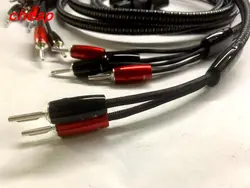 cheap---K2 speaker cable with 72V DBS silver Banana