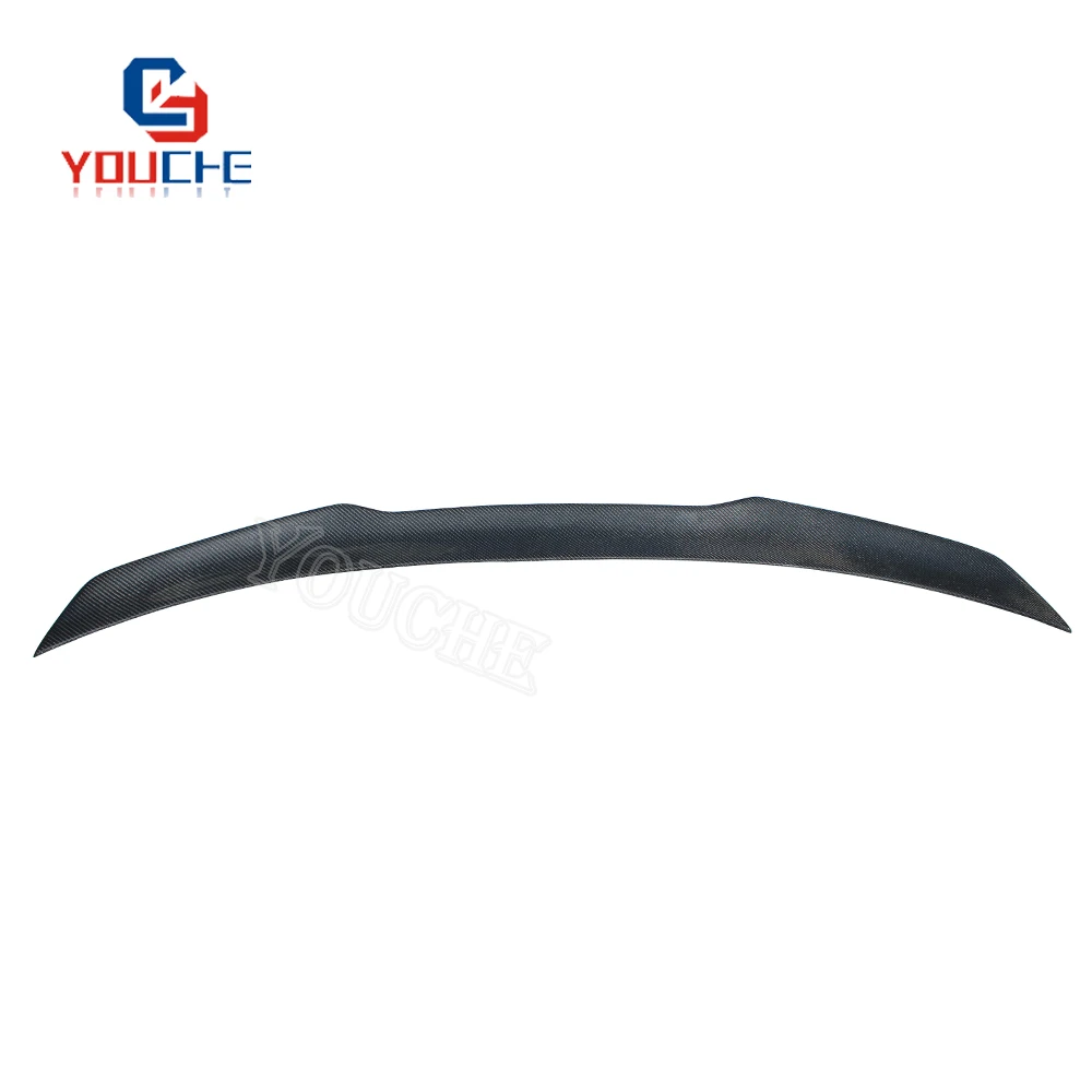 Carbon Fiber Material Rear Spoiler Trunk Wing for Ford Mustang 2-door Coupe 2015 - present Trunk Boot Lid Tail Spoiler