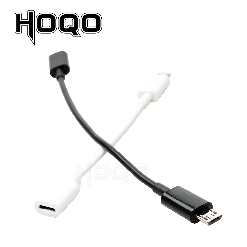 10cm 0.3 Micro USB Female to Micro USB Male F/M Extension Extender Date Charging Short OTG Cable Black 20CM 50CM 10CM 1m 1.5m 2m