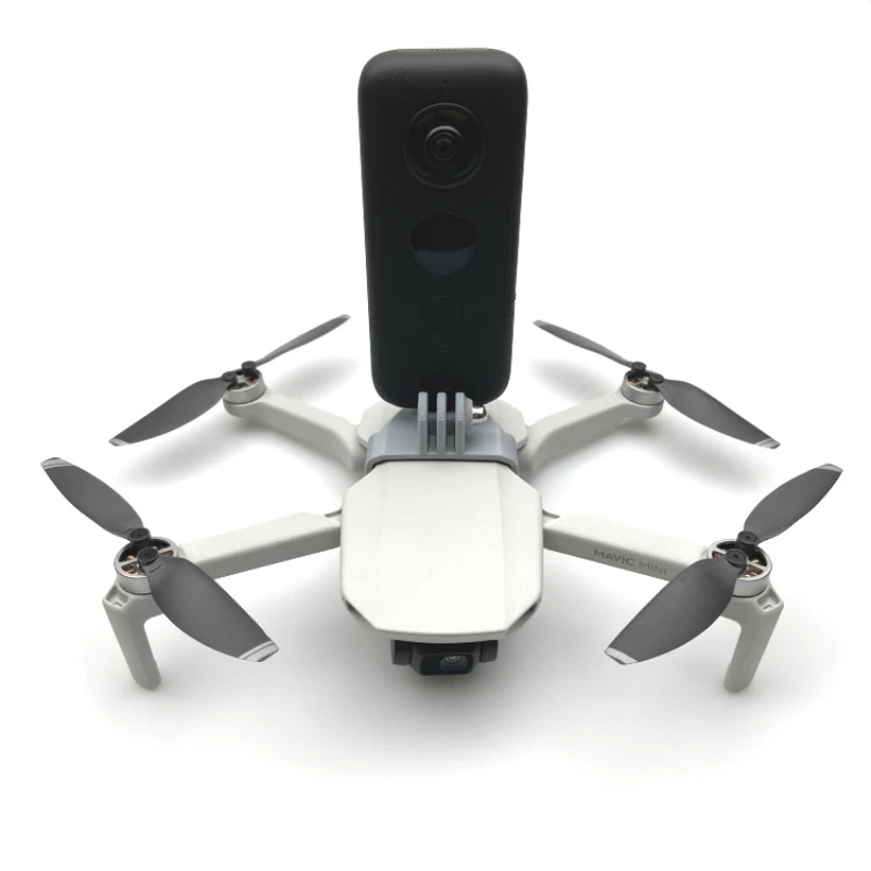 Soporte de expansión superior para cámara de acción DJI Mini 2, adaptador de tornillo 1/4, accesorio para Insta360/GoPro 10 9