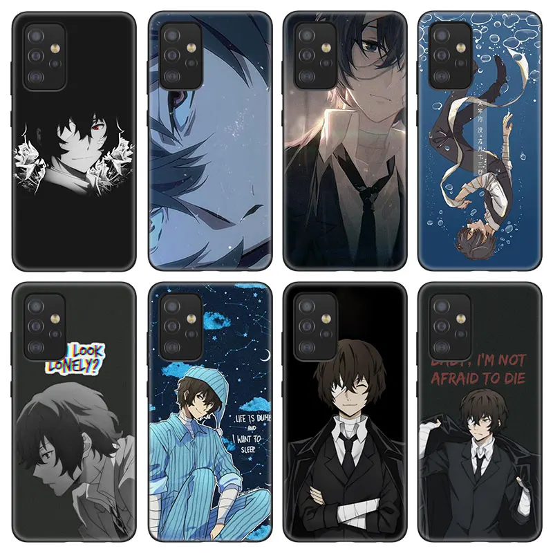 Anime Bungou Stray Dogs Dazai Osamu Case For Samsung Galaxy A12 A22 A21S A02S A31 A32 A50 A51 A70 A71 A72 A11 A10S A20S A52 S 5G