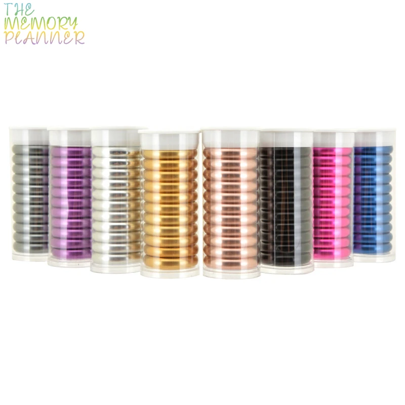 30pcs 24mm Metal Ring Binder Mushroom Hole Loose-leaf Rings Notebook Accessories Binding Ring Metal Disc Binding Planner Rings