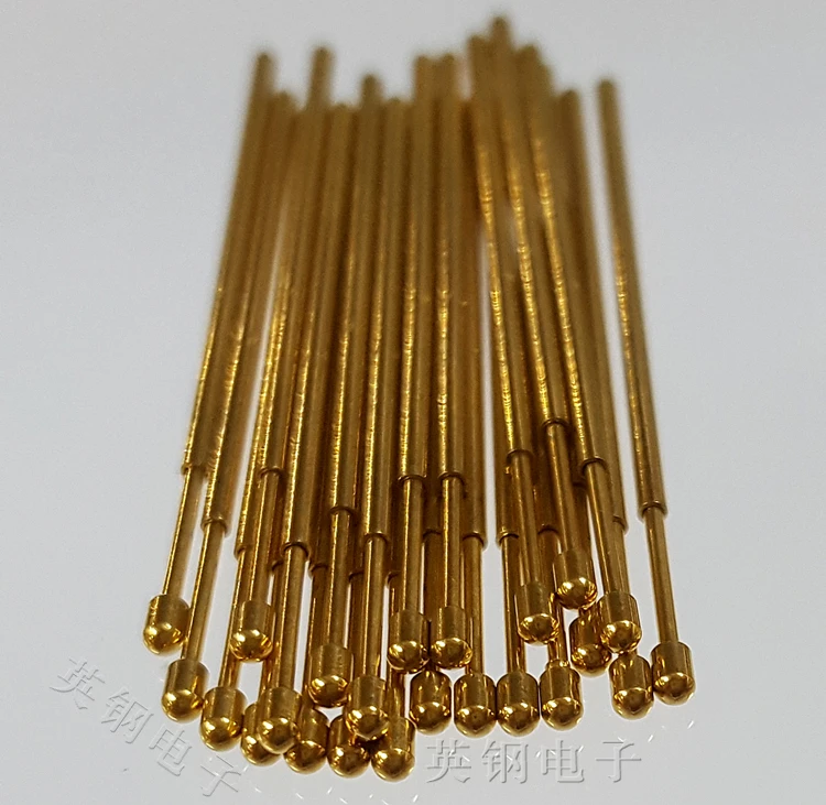 

75MIL Round Tip Probe PAL75-D2 Huarong Test Needle 1.3MM Spring Needle 33.35MM Long Gold-plated Needle