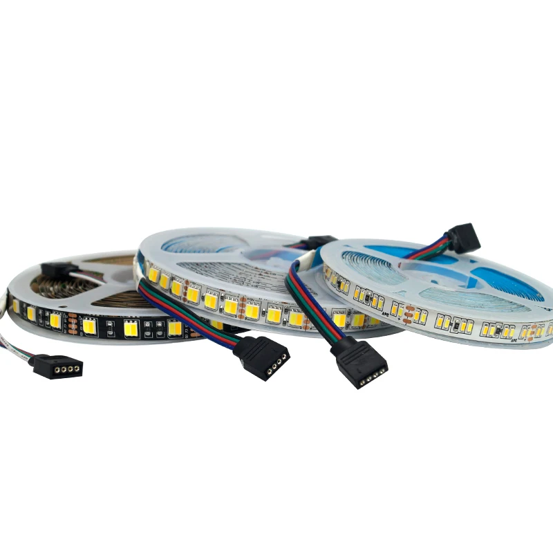 5050 2835 3014 CCT LED Strip Dual Color 60LED/M 120LED/M 180LED/M Temperature Adjustable Flexible Ribbon light IP20/IP65 5M