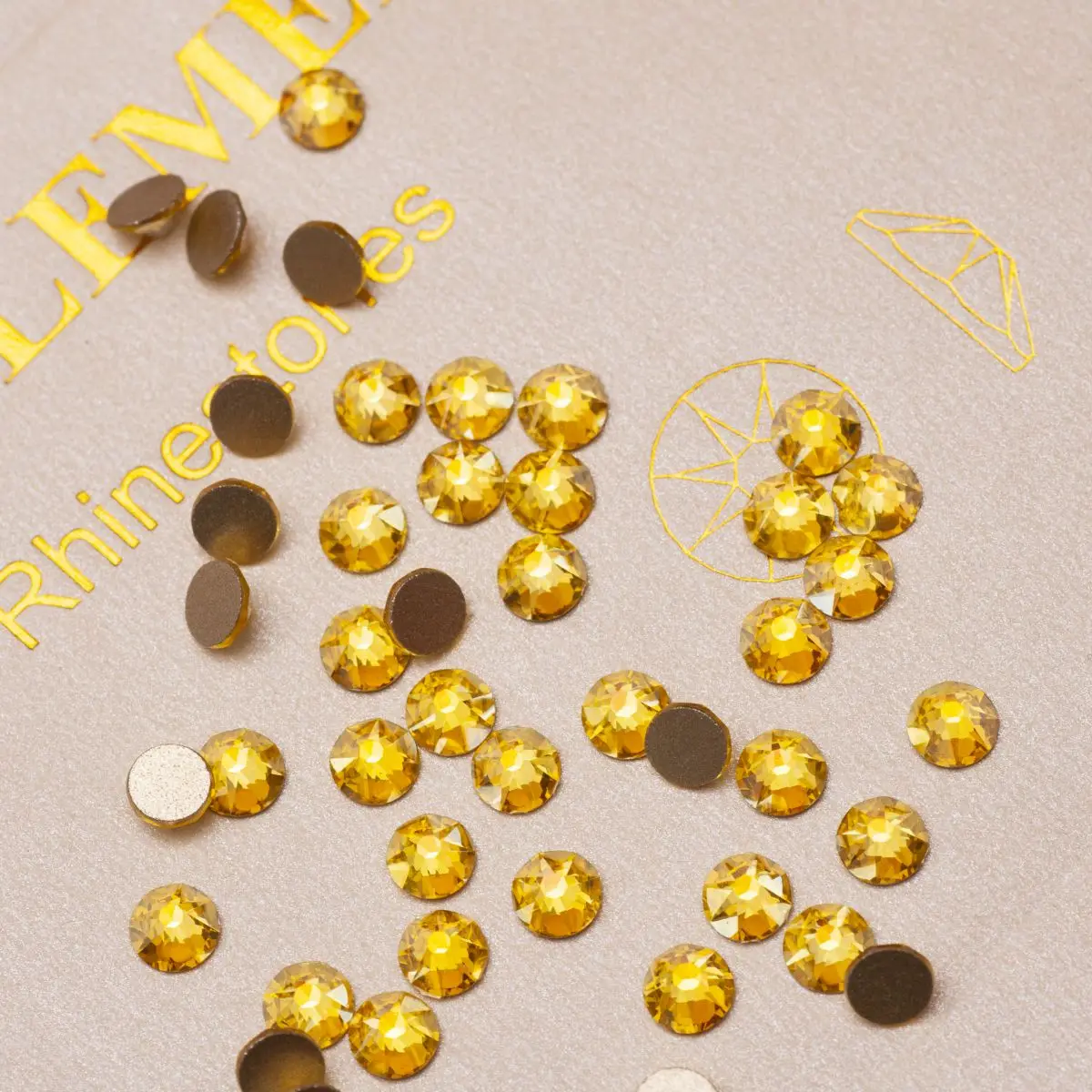 YANRUO 2088 Cold New Element AB Strasssteine, nicht heißklebend, flache Rückseite, SW Gems, zum Aufkleben auf Nägel, Kristalle für Bastelarbeiten – Detail 18