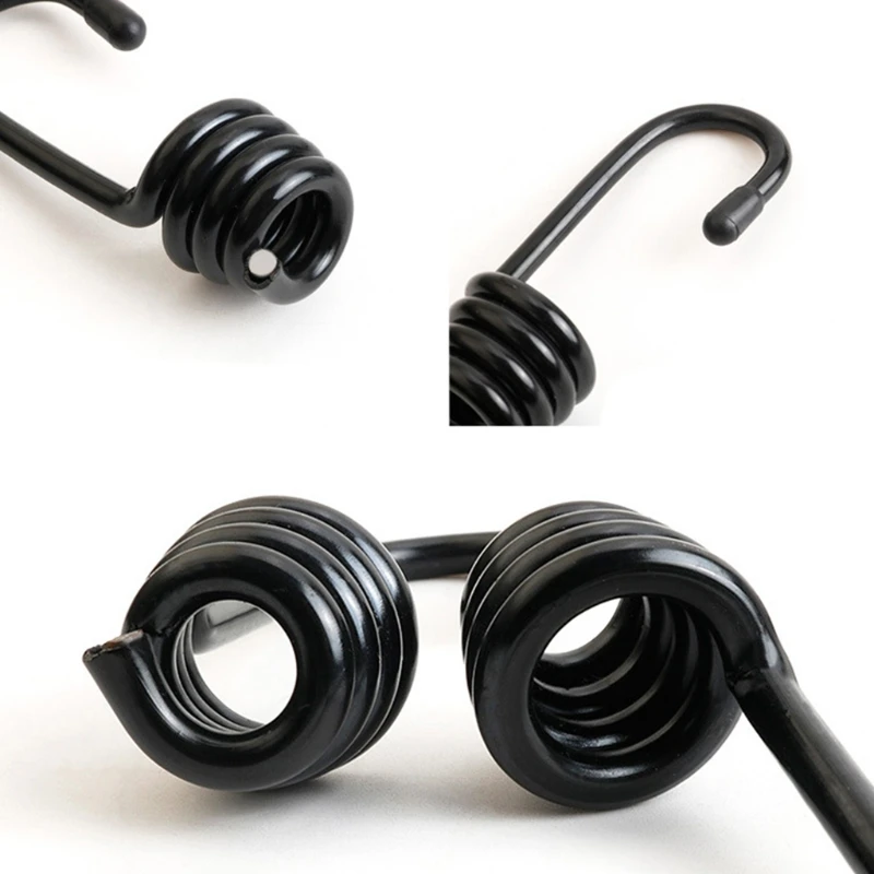 12 Pcs Spirale Haken für Spanner 7mm Marine Schock Schnur Bungee Elastische Seil Haken