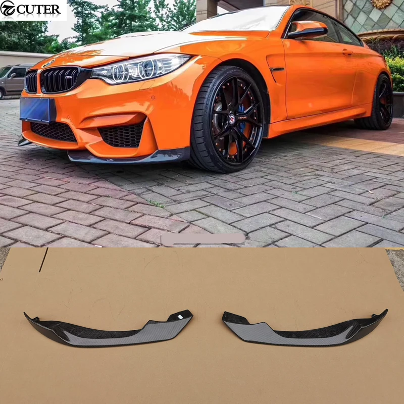 

F80 F82 M3 M4 AC Style Auto Car Front Bumper Aprons Carbon Fiber Side Splitter for Bmw F80 F82 M3 M4 m Permance Bumper