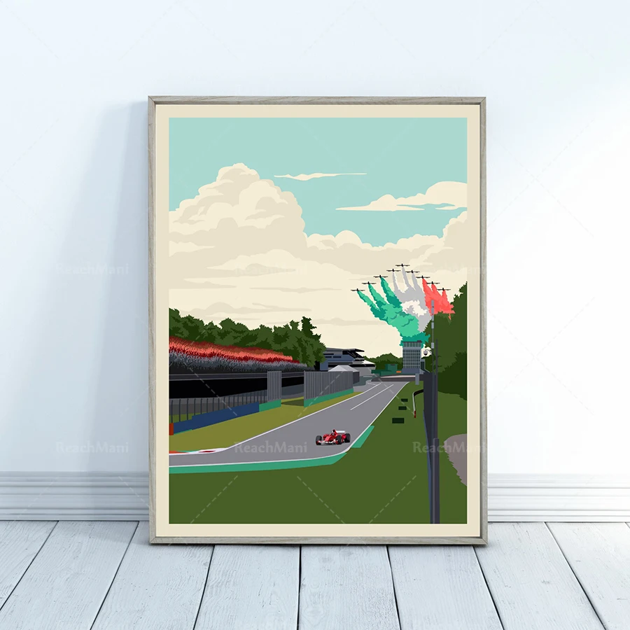 Formula One Poster Monaco Tour Monaco Grand Prix Car Print Mural
