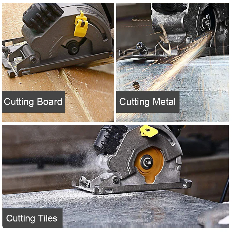 600W DIY Mini Circular Saw with Laser Multifunction Handheld Electric Chainsaw Portable Flip Chip Cutting Machine Woodworking