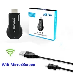 Mirascreen M2 Pro TV Stick Wifi Display ricevitore Stream Cast Anycast DLNA Miracast Airplay specchio schermo Android TV Dongle