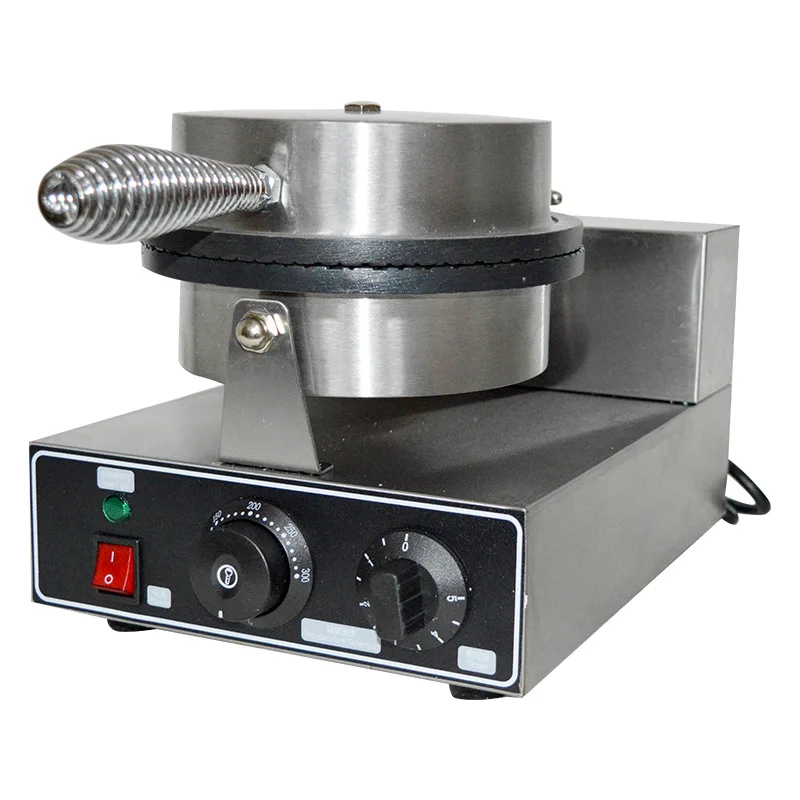 Electric Ice Cream Waffle Cone Maker Nonstick Commercial Ice Cream Cone Machine Egg Roll Maker 110V/220V FY-1A
