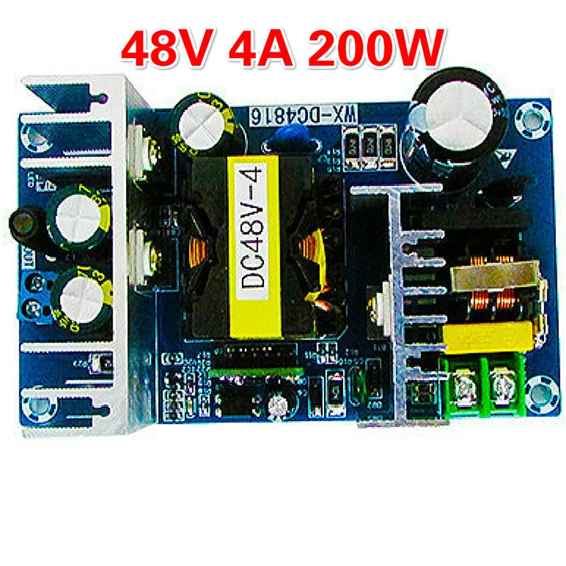 Upgraded 48V 4A High Power Switching Power Supply Board 48V 200W Isolated Power Supply AC-DC Power Supply Module Switch Board