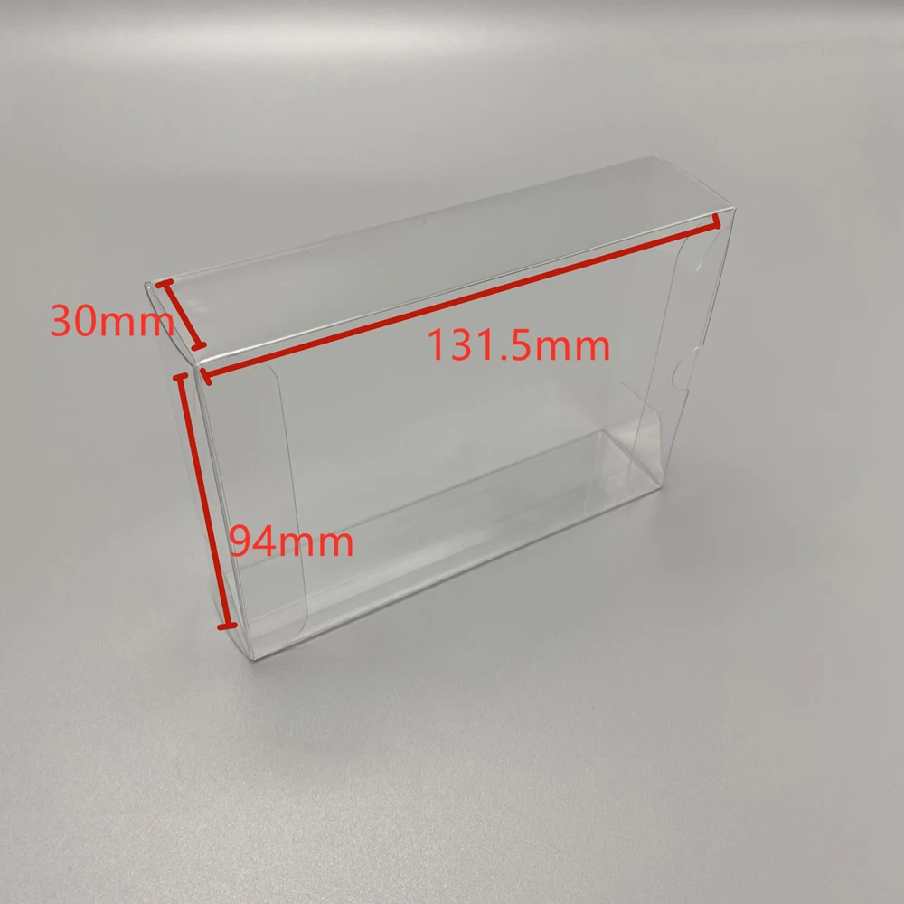 100pcs Protective box For FC SUNSOFT special transparent display box storage box collection box