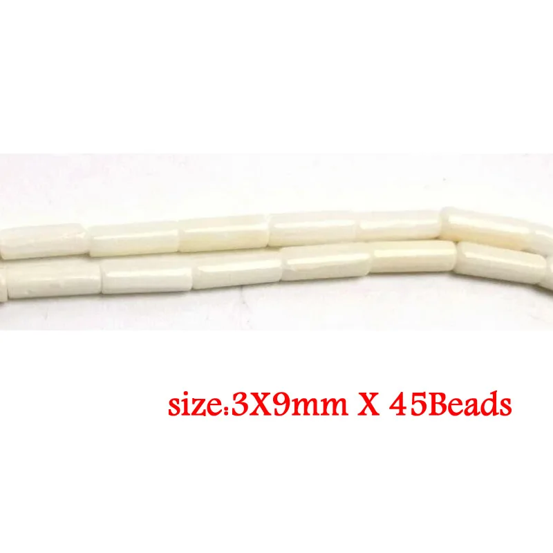 Natural Cylindrical Coral Bead Irregular Isolation Loose Beads for Jewelry Making DIY for Charms Bracelet Necklace Accessories