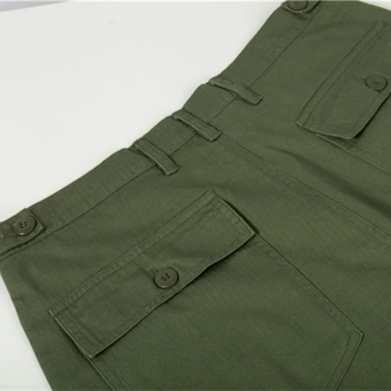 Norman Long AMEKAJI Military Uniform Summer OG107 Cotton Retro Green Men\'s vintage shorts Outdoor Hiking Trekking Tooling Pants