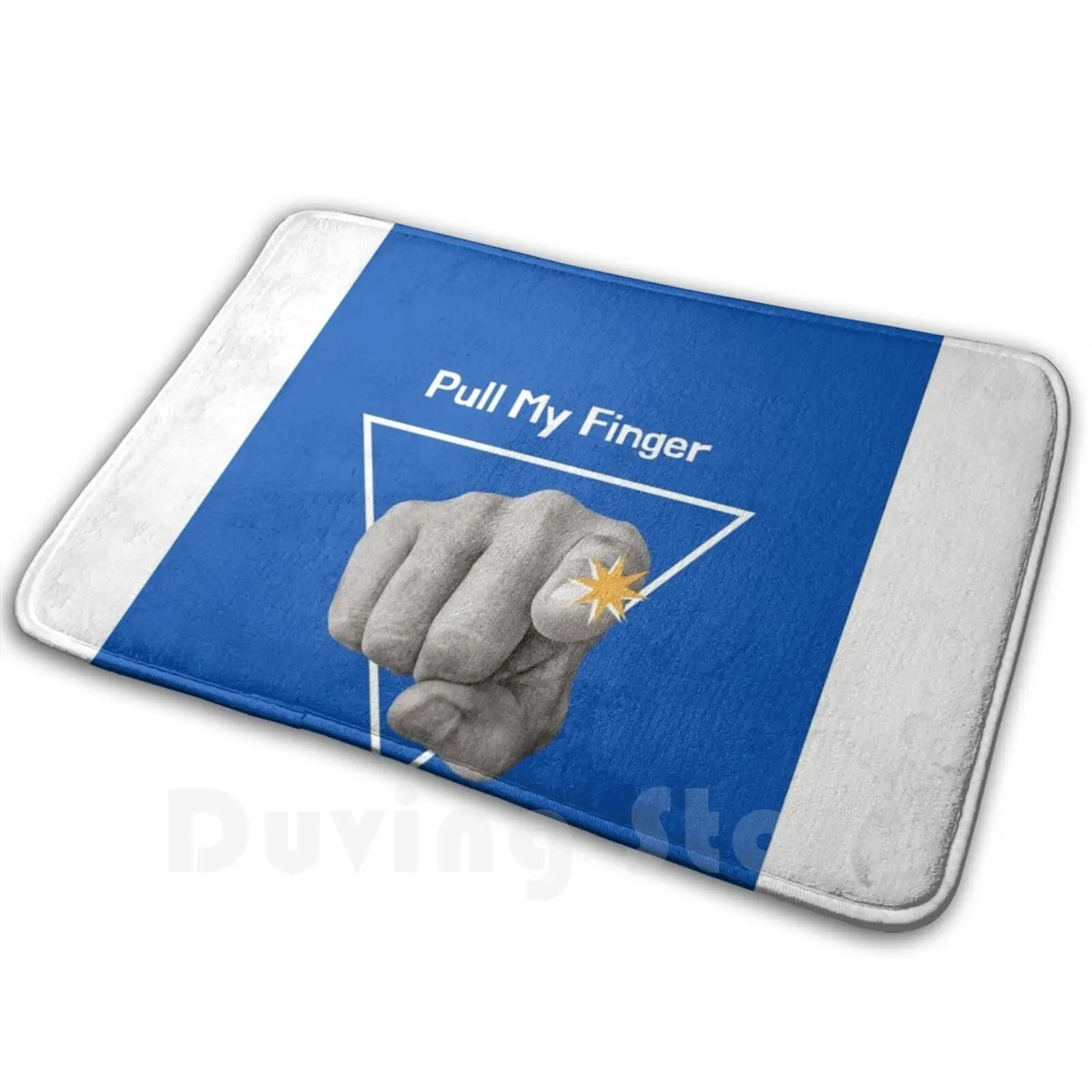 Pull My Finger Mat Rug Carpet Anti-Slip Floor Mats Bedroom Fart Humour Comedy