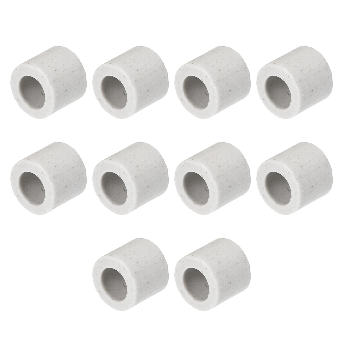 5/10 szt. 8mm średnica rura ceramiczna pojedynczy otwór tuleja porcelanowa rura izolacyjna rura elektroniczna wiązka przewodów ochrona termoizolacyjna
