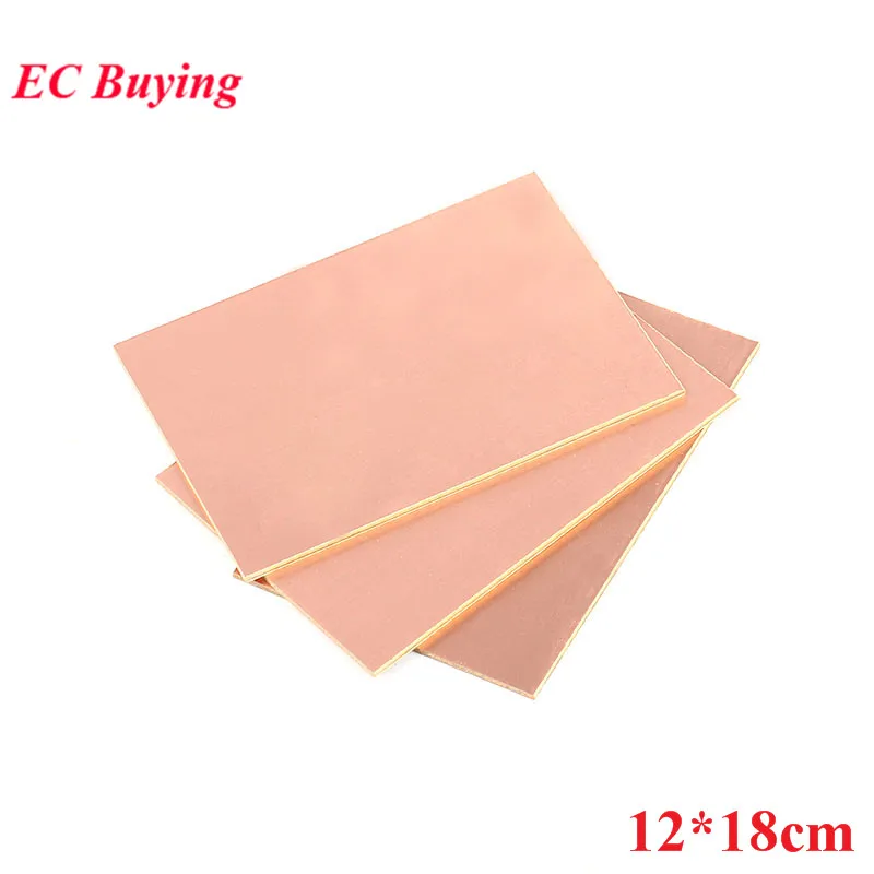 PF PCB Single Side Copper Clad Plate 12*18cm Laminate Circuit Board DIY Kit 12x18cm Universal Board Thickness 1.4mm