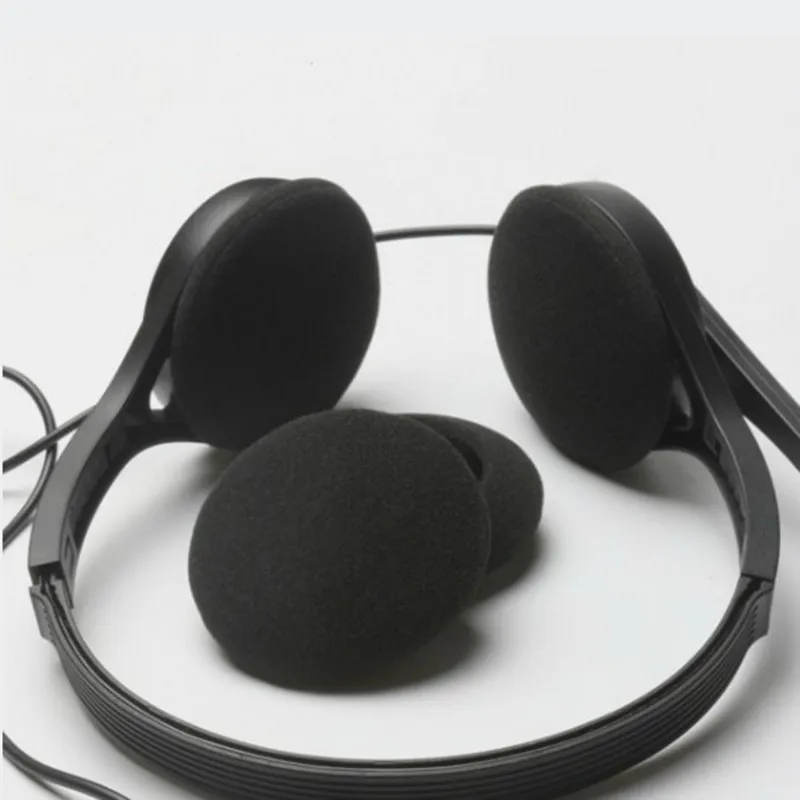 100Pcs Foam Ear Pads เปลี่ยนเบาะหูฟังหูฟังหูฟังชุดหูฟังถุงมือฟองน้ำหูหูฟัง35มม.45มม.50มม.70มม.