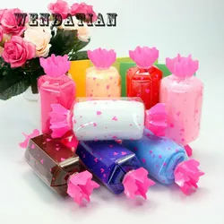 Candy Solid Mini Fiber Towel, Cartoon Cake Sweets, Promotional Birthday Gift, Festival Giveaway, 20x20cm, 20 PCs/Lot
