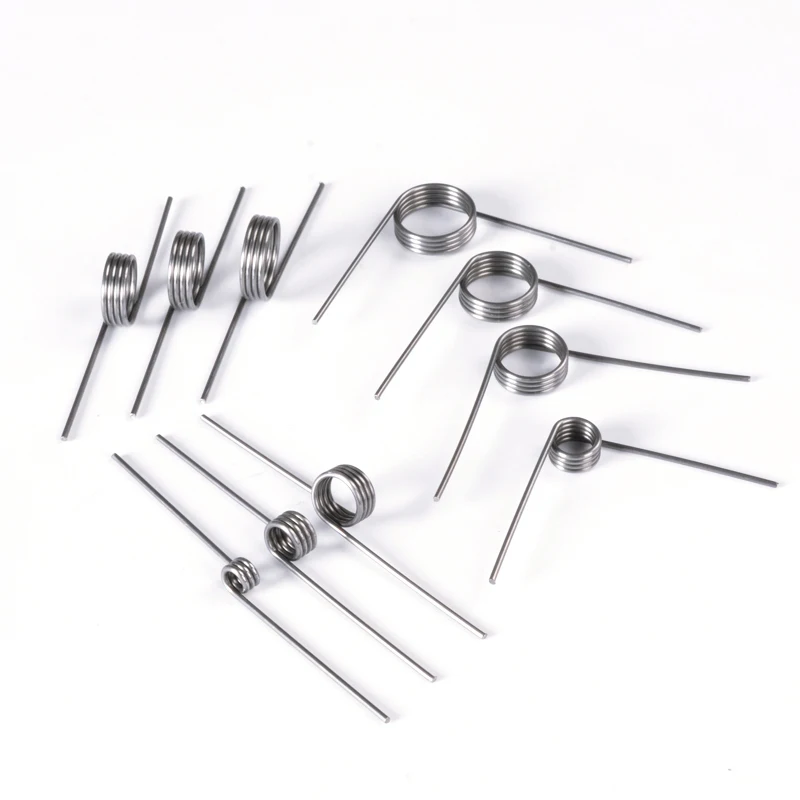 

10Pcs 0.3 0.4 0.5 0.6 0.7 0.8mm Spring Steel or 304 Stainless Steel Small V Shaped Coil Torsion Spring 90 135 175 180 degree