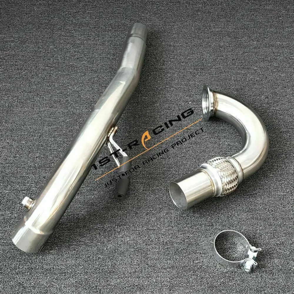 For VW Golf MK VII MK7 GTI 2.0 GTI Turbo Decat Exhaust Downpipe De-CAT Stainless