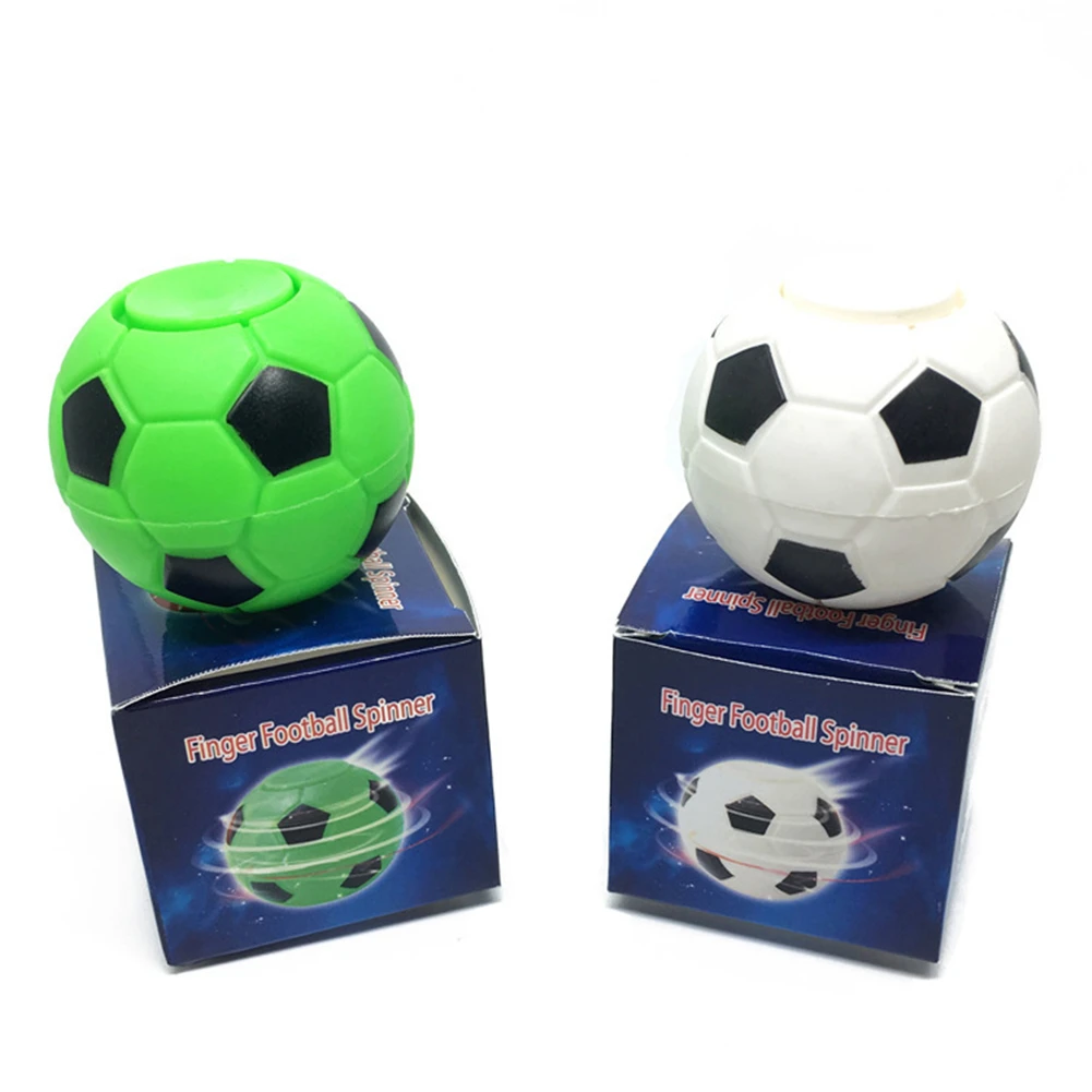 1Pcs Fingers Footballs Spinner Mini Fingertip Footballs Fidget Toy Game Hand Spinner Focus Free Gifts Promotion Vent Stress Toys