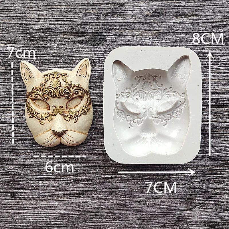 Dance Party Mask Silicone Mold Fondant Cake Decoration Mould Sugarcraft Chocolate Baking Tool Kitchenware For Cake Gumpaste Form