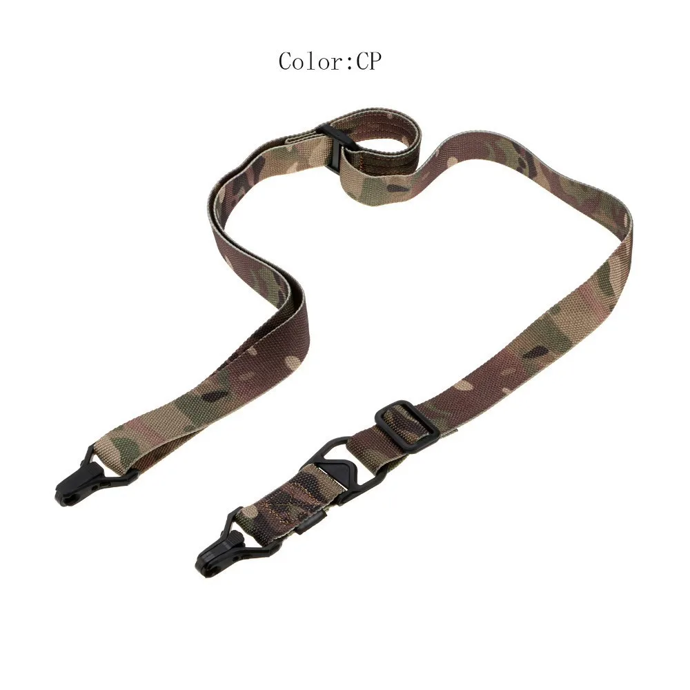 MS3 Gun Sling Tactical Rifles Carry 2 Points Sling Adjustable Length Multi Mission Nylon Shoulder Strap Airsoft Gun Belt Rope