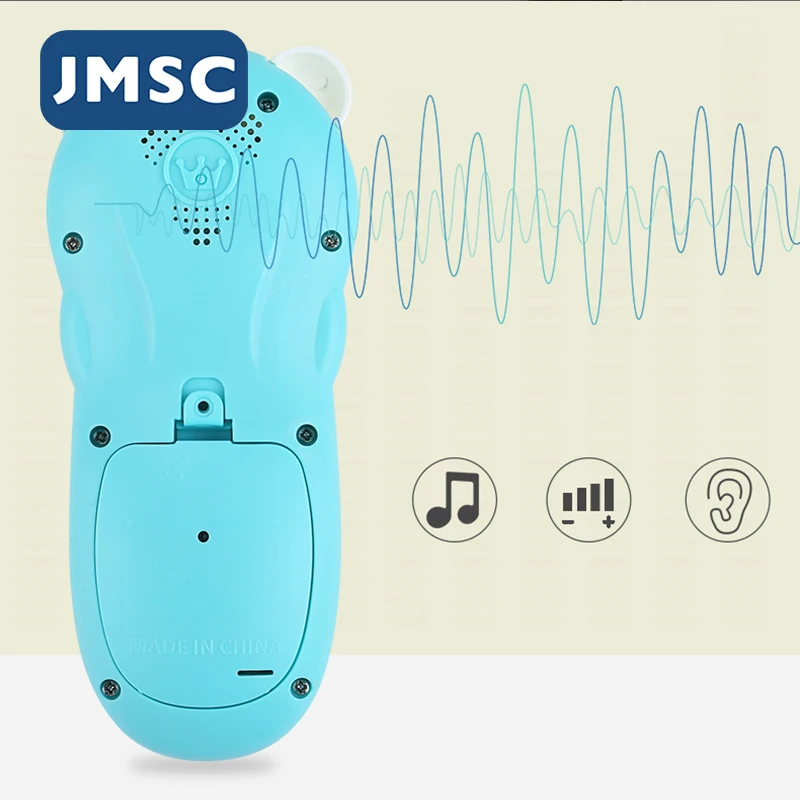 Jsmc-brinquedos educativos para bebês, aparelho eletrônico com controle remoto, para aprendizado de crianças