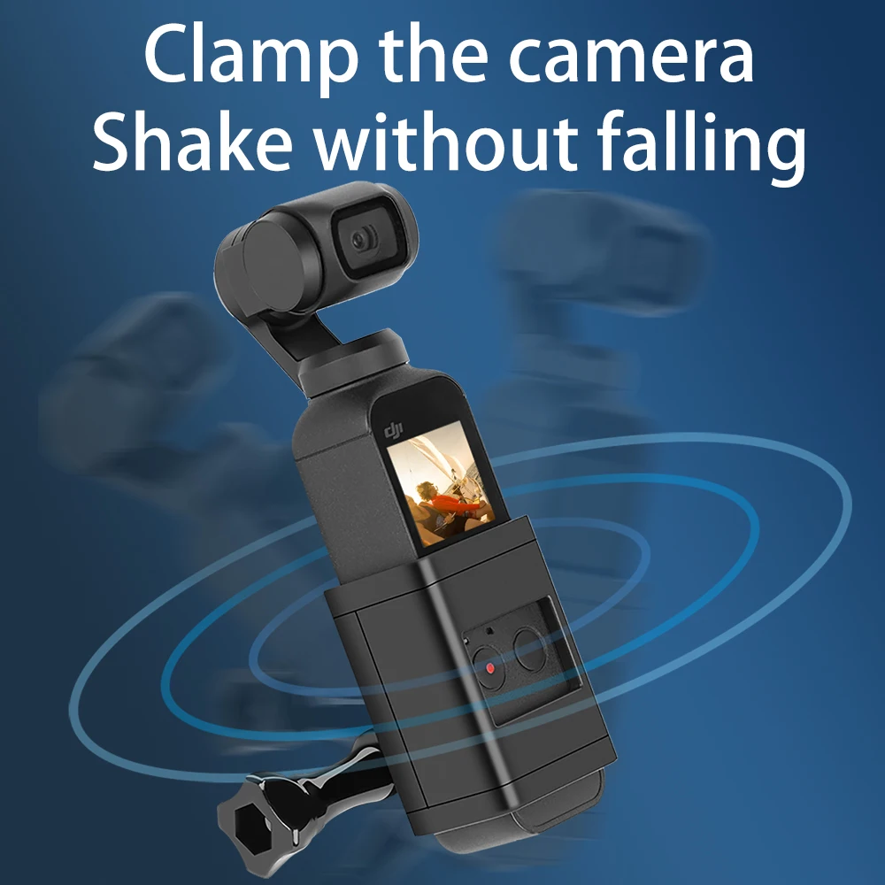 Backpack/Bag Clamp Clip for Osmo Pocket with Gimbal Camera Fixed Adapter Mount for DJI Osmo Pocket Backpack Holder Accessories