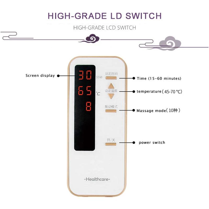Far infrared electric heating warm house gas shock wave slimming belts Massage fat rejection fat belt