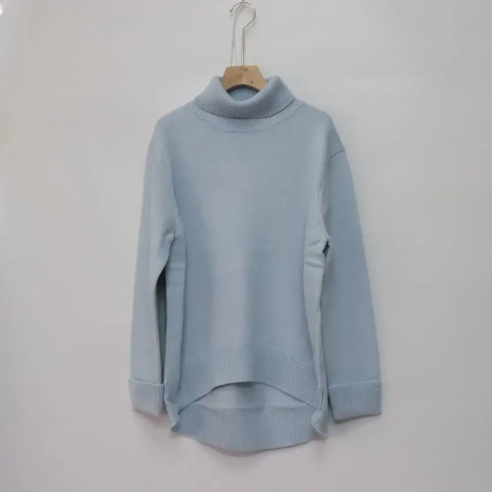 Due pezzi di lusso da donna 45% Cashmere 30% abiti di lana dolcevita femminile visone caldo Cashmere top in maglia set di pantaloni di lana F2489