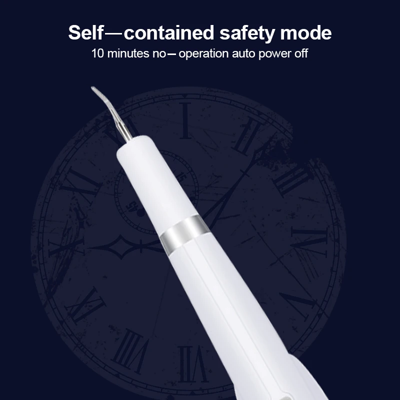 초음파 진동 전기 치아 클리너 가정용 치과 세탁기 치아 얼룩 제거 교체 클렌징 헤드