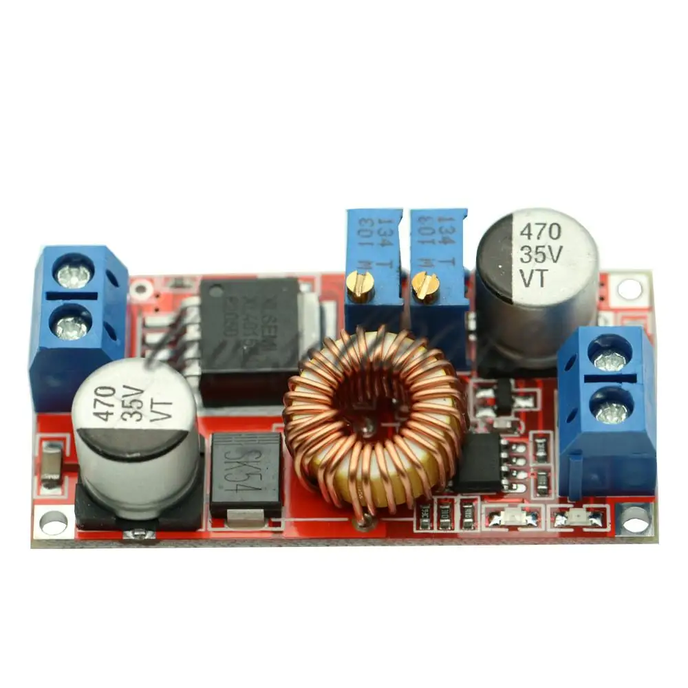 DC-DC Adjustable Max 5A Constant Voltage Step Down Buck Charging Board XL4015 Lithium Battery Charger Converter Module 0.8-30V