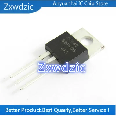 Zxwdzic 10pcs New Original MBR20100CTG MBR20100 B20100G  TO-220 Schottky Barrier Diode 20A 100V