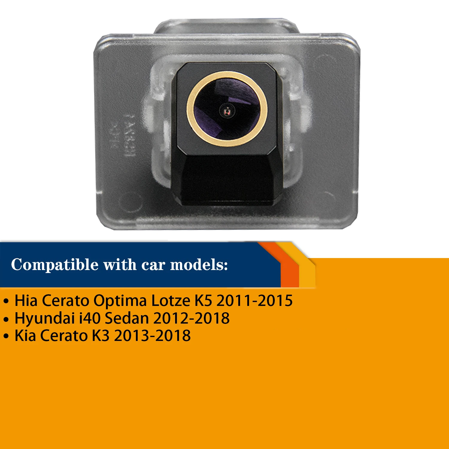 HD 720p Rear view camera with LED for Kia Optima K4 KX5 K5 K7 Lotze Hyundai I40, Reverse backup camera Waterproof camera