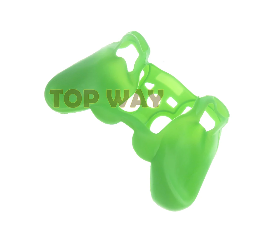 PS3 컨트롤러 조이스틱 젤 고무 실리콘 케이스 보호 스킨 커버 랩 케이스 1개