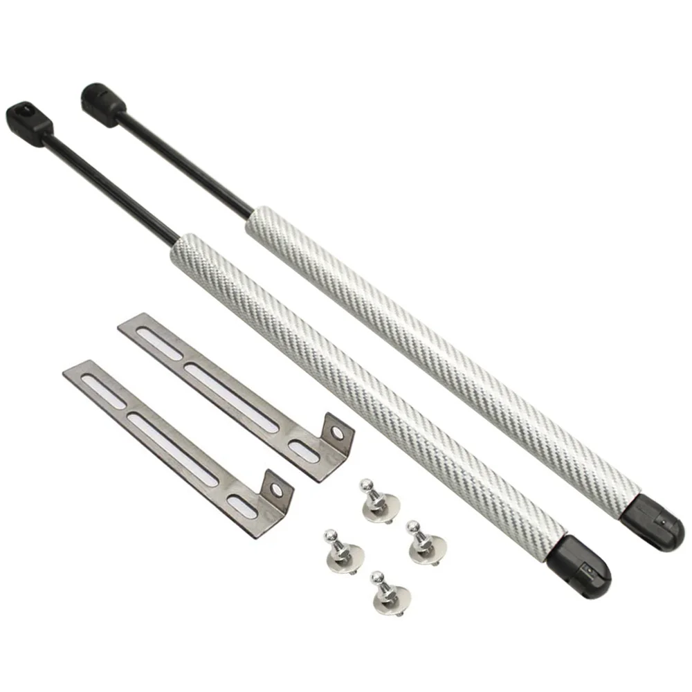 Para SEAT Leon MK3 5F 2012-2020 capó delantero modificar puntales de Gas soporte de elevación amortiguador de fibra de carbono amortiguador varillas