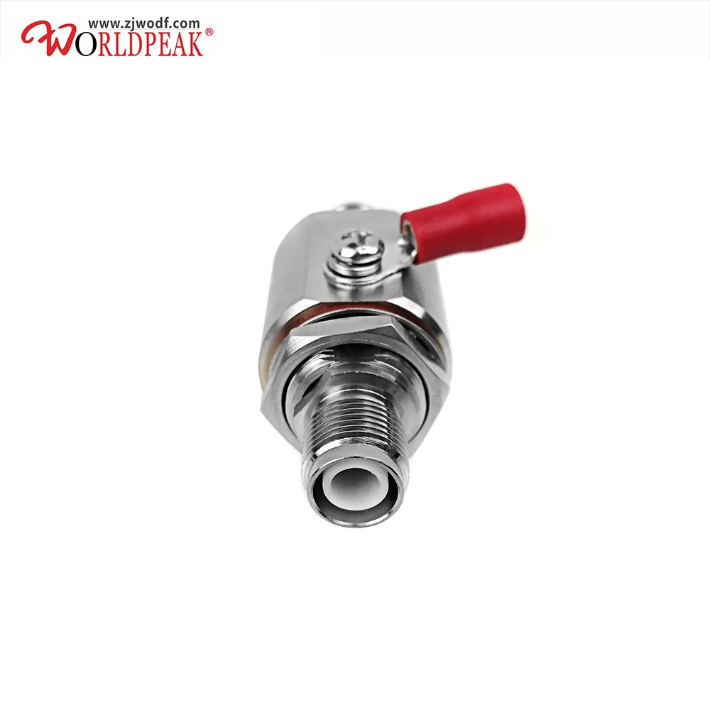 Free Shipping 0-6G RP TNC Female Bulkhead to RP TNC female lightning arrester surge arrester