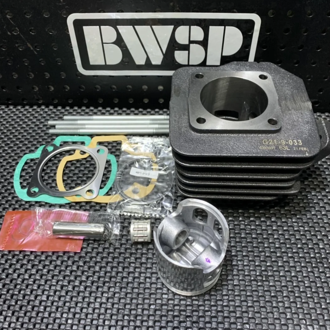 JISO Cylinder Kit 48mm For DIO50 Big Bore Tuning Engine Set RRGS BWSP Racing  Scooter Parts