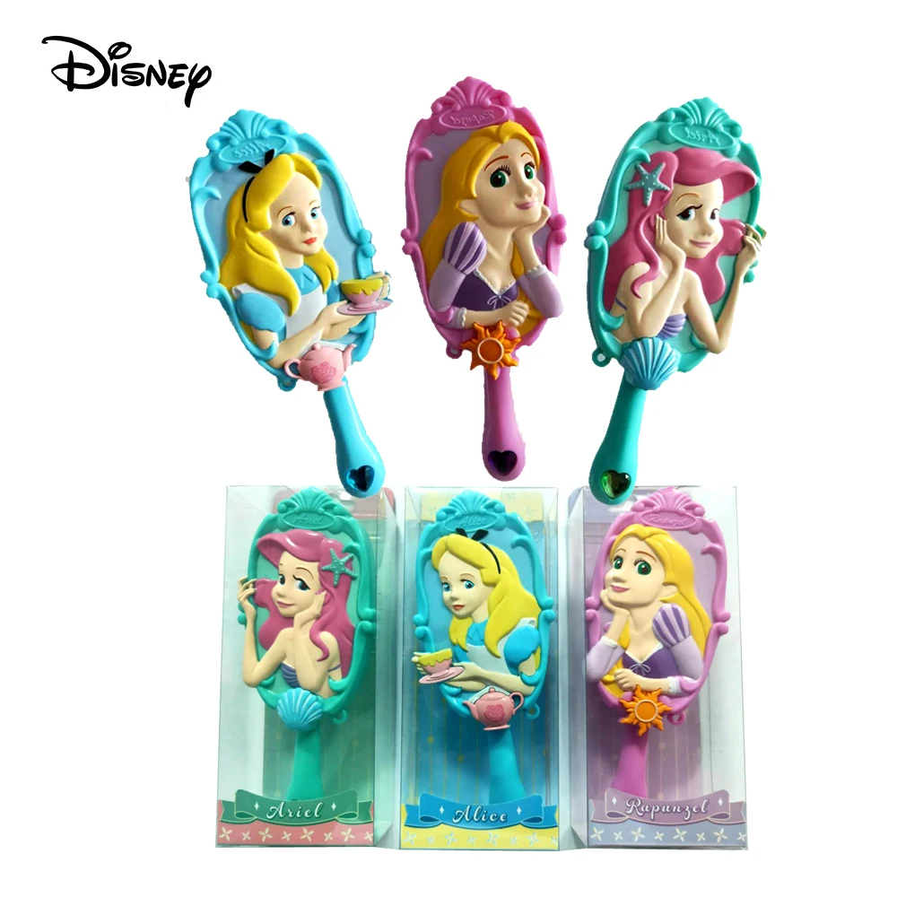 Disney Cartoon 3D Airbag Comb Mermaid Snow White Shape comb antistatic Girl Comb Girl Air Cushion Massage Comb with Packing