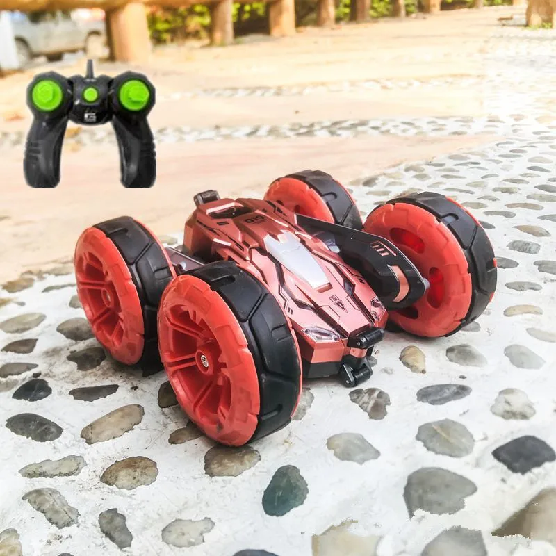 

2.4G Double-Sided Stunt RC Car 4WD 360° Rotating Stunt Deformation Buggy Remote Control Car With Light Toys for children Gift