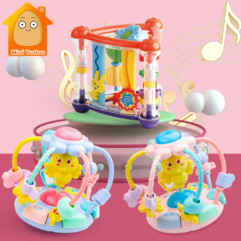 Baby Rattle Activity Ball Rattles Educational Toys For Babies Grasping Ball Puzzle Playgro Baby Toys 0-12 Months climb Learning